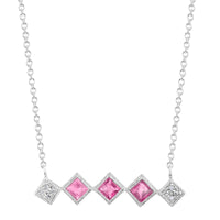 Timeless Pink Sapphire Necklace - Ele Keats Jewelry