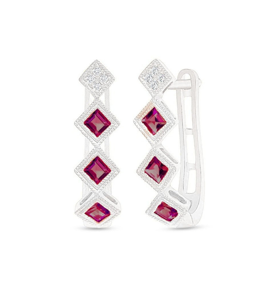 Timeless Ruby Earrings - Ele Keats Jewelry