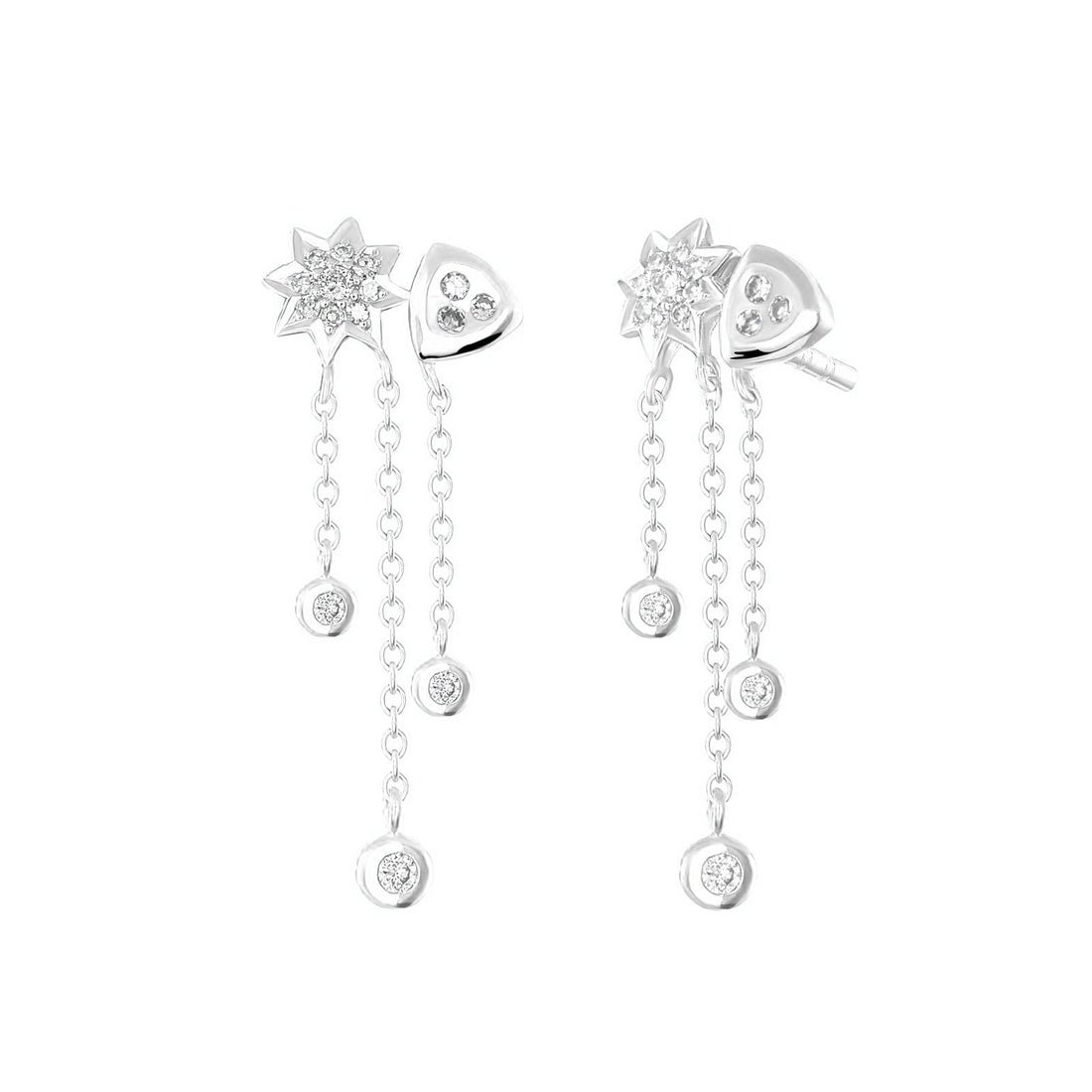 Tinkerbell Diamond Earrings - Ele Keats Jewelry