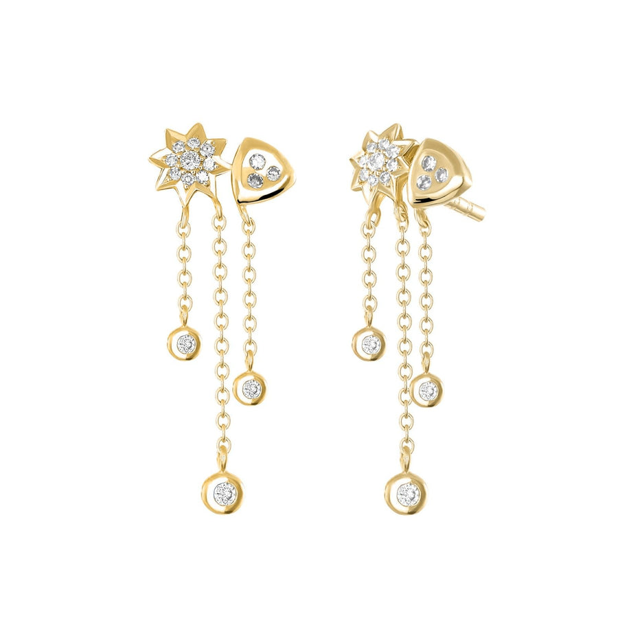 Tinkerbell Diamond Earrings - Ele Keats Jewelry