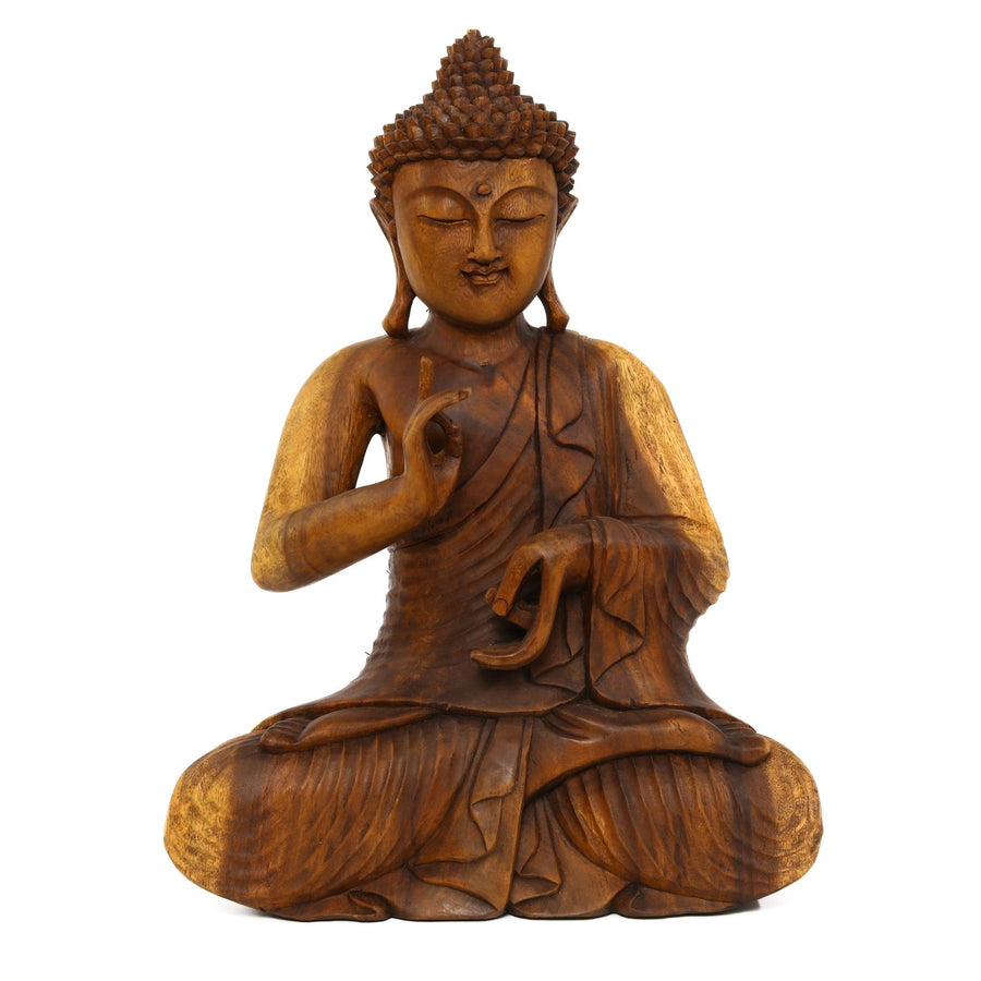 Wooden Buddha - Ele Keats Jewelry