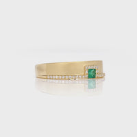 Genesis Emerald and Diamond Band