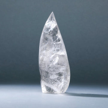 Clear Quartz Flame - Ele Keats Jewelry