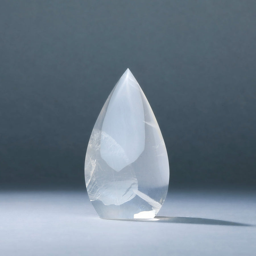Clear Quartz Flame - Ele Keats Jewelry