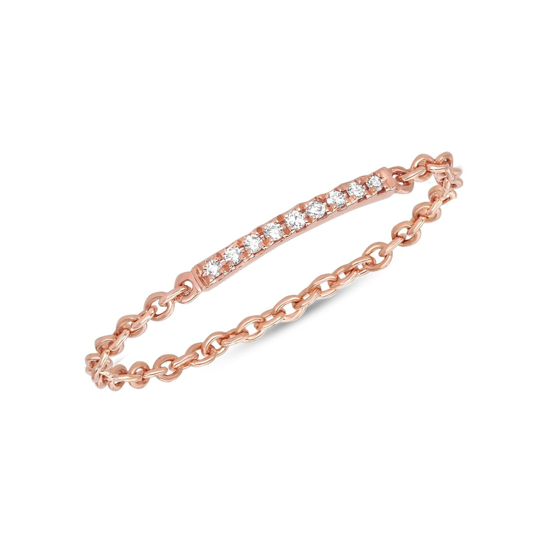 Diamond Chain Ringlet - Ele Keats Jewelry