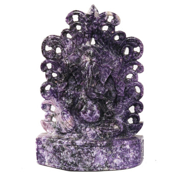 Ganesh stone Lepidolite - Ele Keats Jewelry