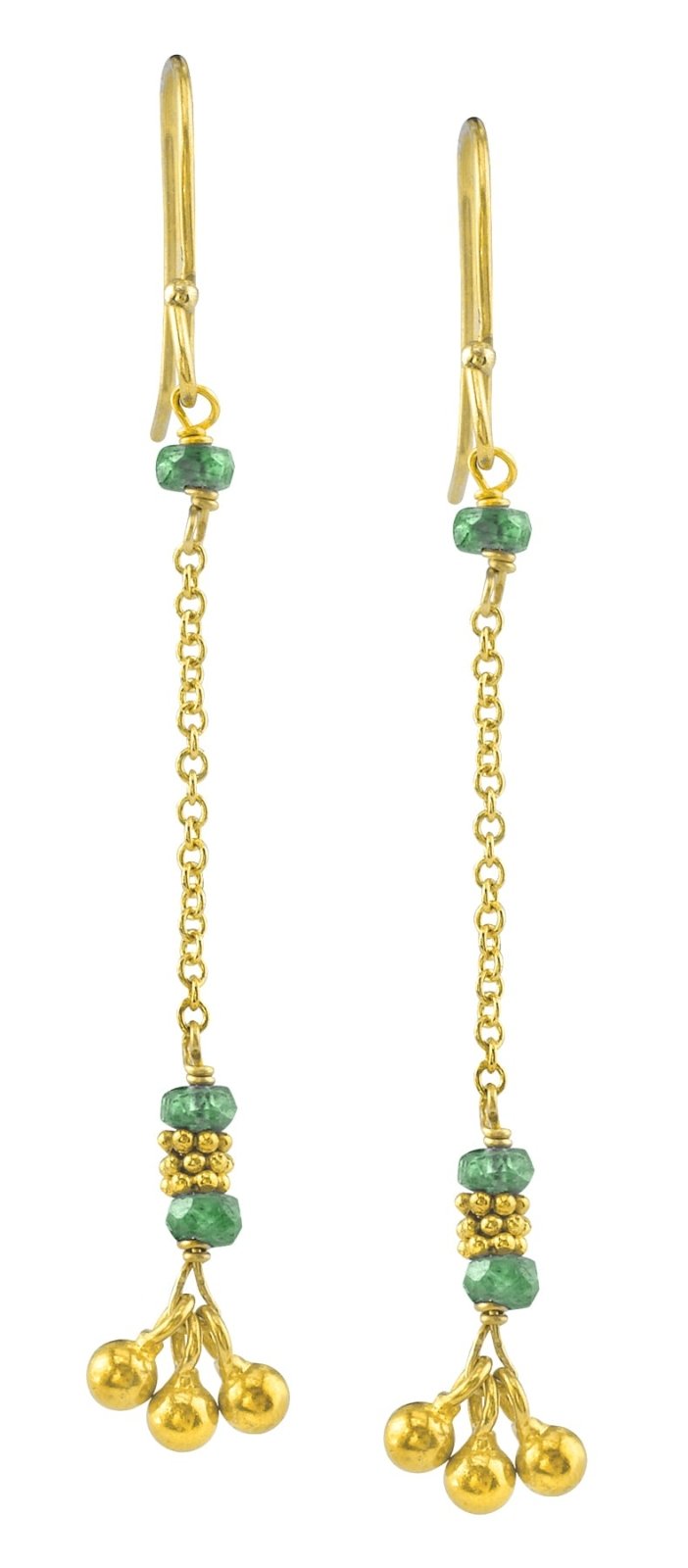 Grace Emerald Earrings - Ele Keats Jewelry