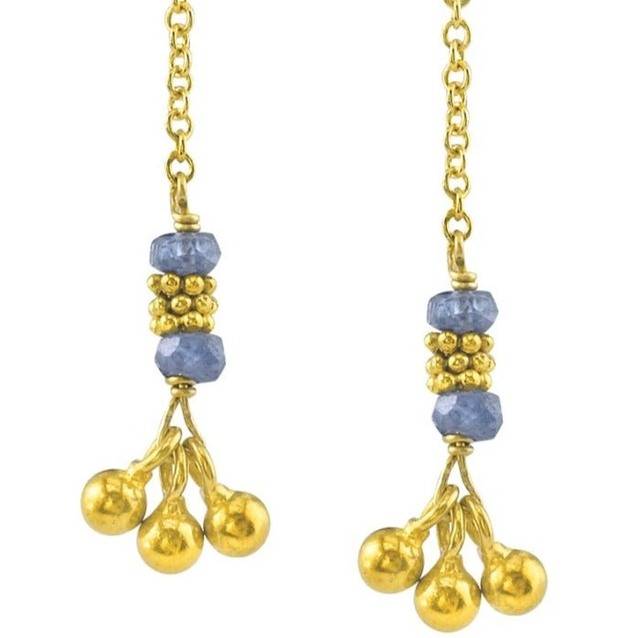 Grace Sapphire Earrings - Ele Keats Jewelry
