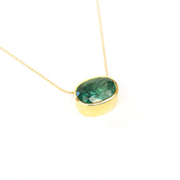 Green Tourmaline Divinity Necklace - Ele Keats Jewelry
