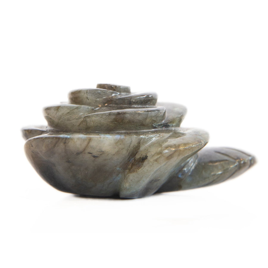 Labradorite Rose Carving - Ele Keats Jewelry