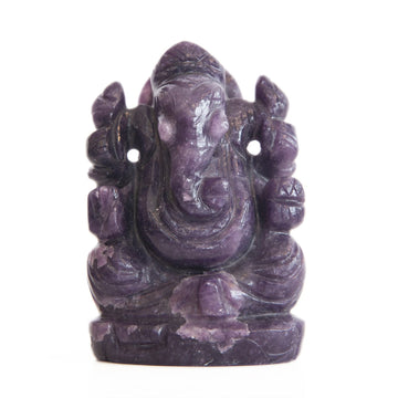 Lepidolite Ganesh - Ele Keats Jewelry