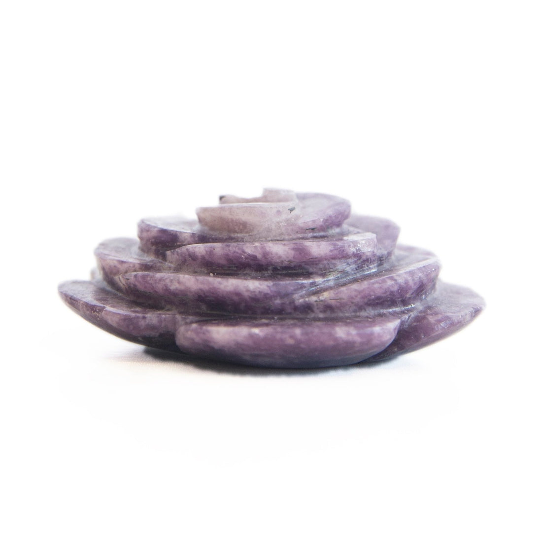 Lepidolite Rose Carving - Ele Keats Jewelry