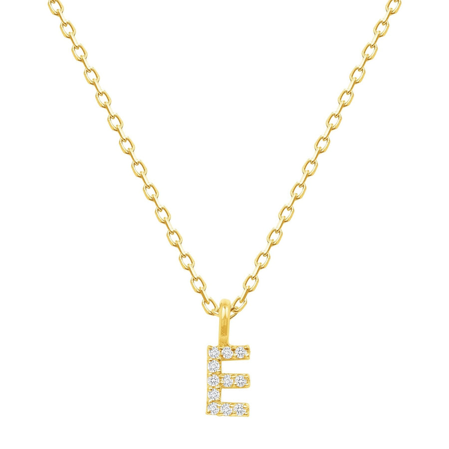Letter Necklace E - Ele Keats Jewelry