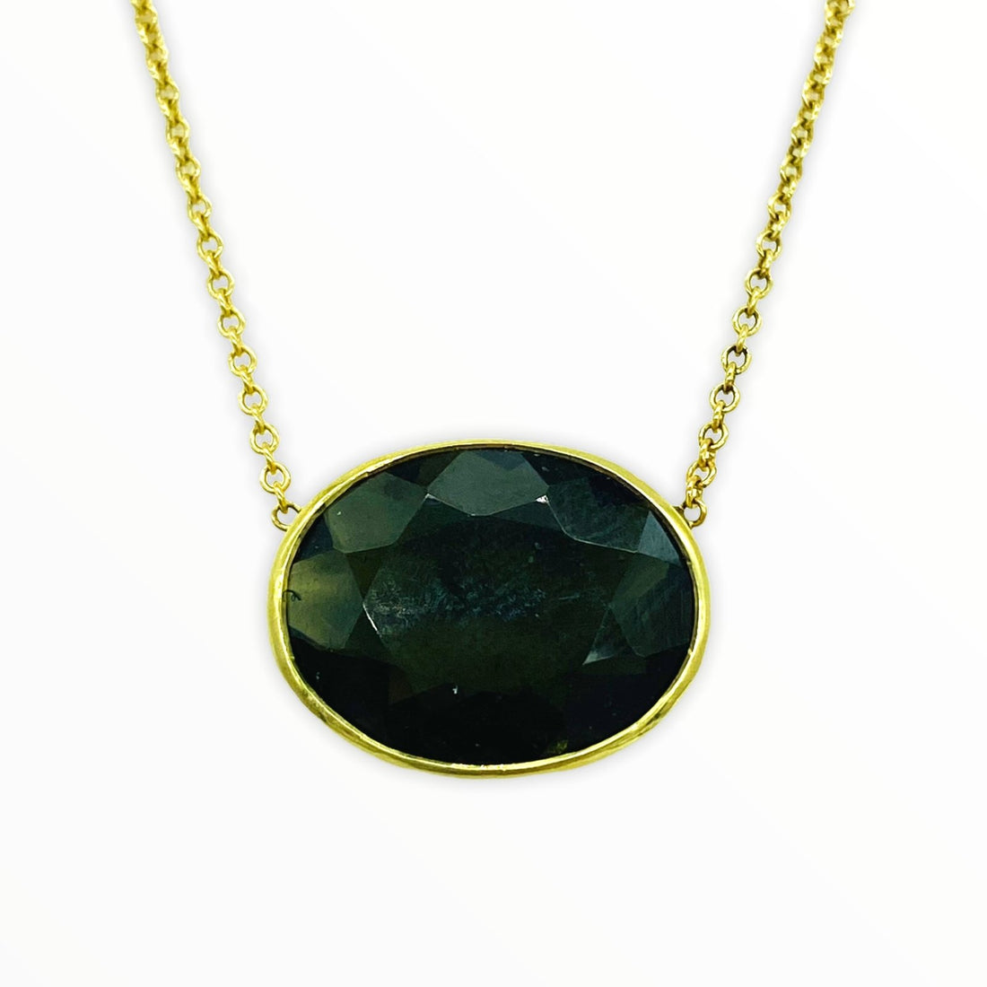 Moldavite Wire Wrap Necklace in 24k Gold – MeadowsCrystals