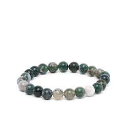 Moss Agate Bracelet - Ele Keats Jewelry