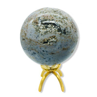 Ocean Jasper Sphere - Ele Keats Jewelry