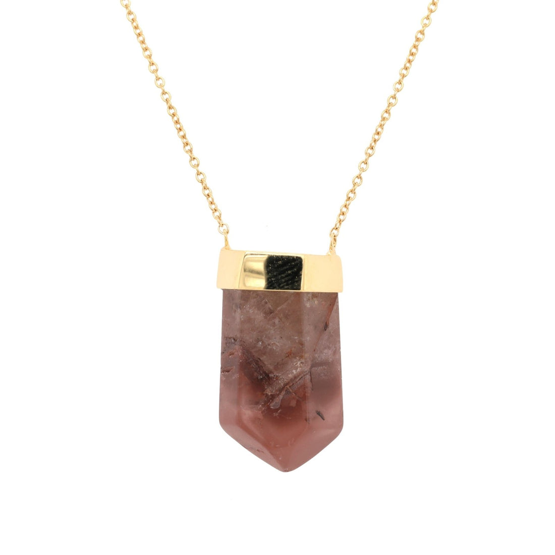 One of a Kind Lithium Quartz Necklace - Ele Keats Jewelry