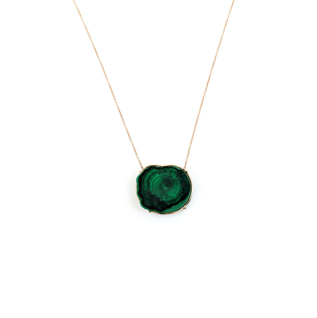 One of a Kind Malachite Necklace - Ele Keats Jewelry