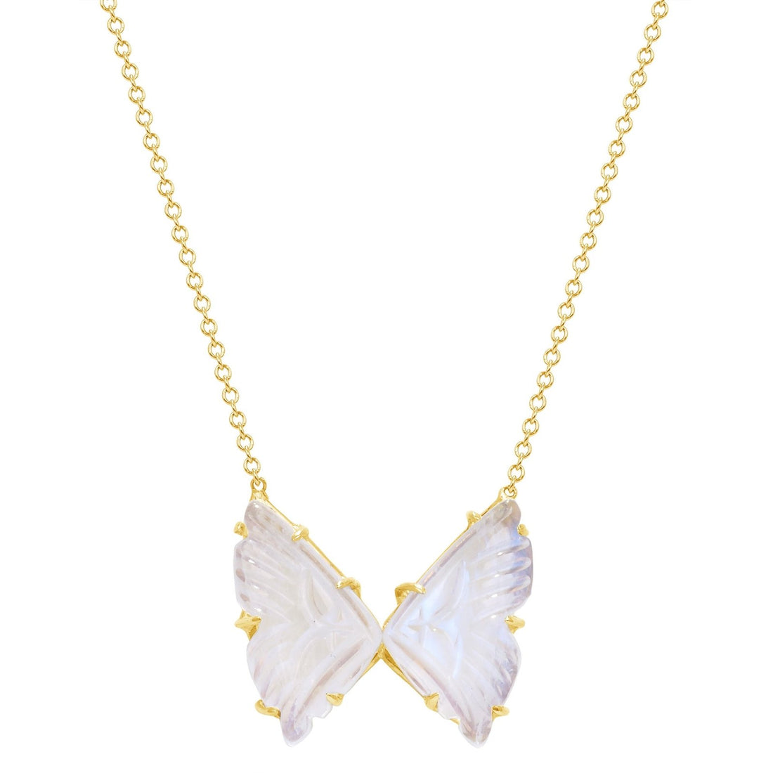 One of a kind Moonstone Butterfly Necklace - Ele Keats Jewelry
