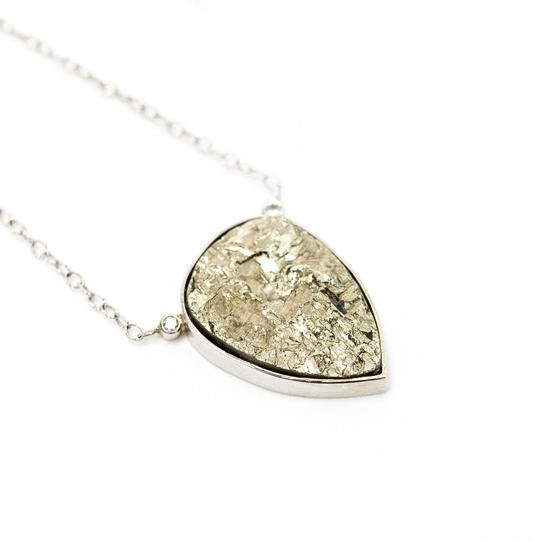 One of a Kind Pyrite Necklace - Ele Keats Jewelry