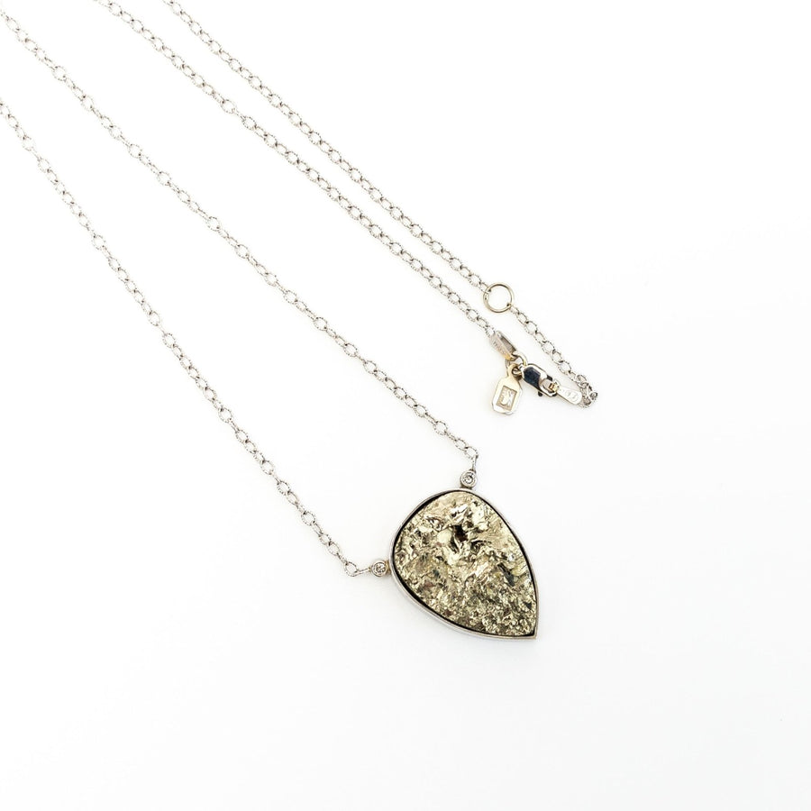 One of a Kind Pyrite Necklace - Ele Keats Jewelry