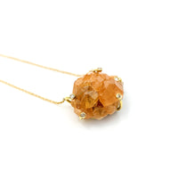 One of a Kind Raw Garnet Necklace - Ele Keats Jewelry