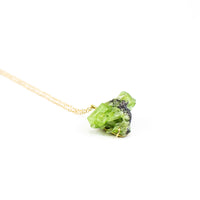 One of a Kind Raw Peridot Necklace - Ele Keats Jewelry