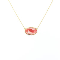 One of a Kind Rhodochrosite Necklace - Ele Keats Jewelry