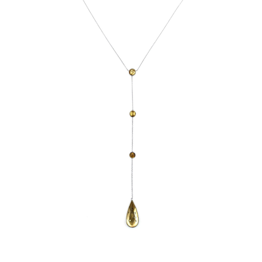 One of a Kind Rutilated Quartz Necklace - Ele Keats Jewelry