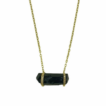 One of a Kind Schorl Black Tourmaline Necklace - Ele Keats Jewelry