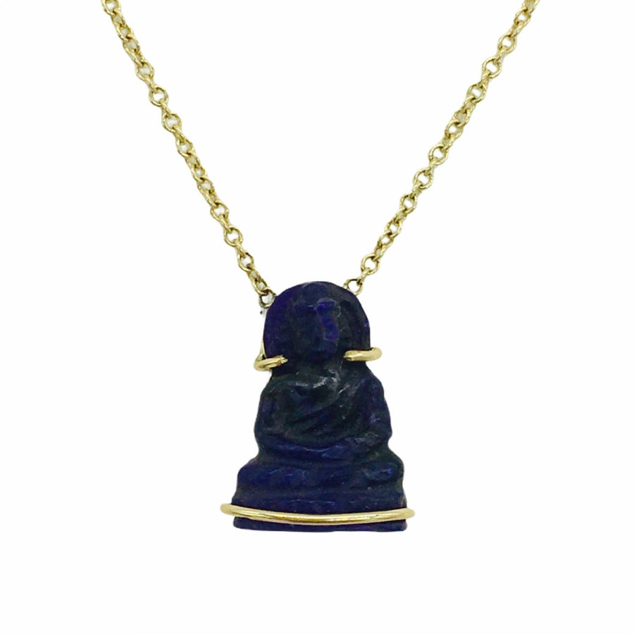 One of a Kind Sugilite Buddha Necklace - Ele Keats Jewelry