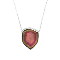 One of a Kind Watermelon Tourmaline Necklace - Ele Keats Jewelry