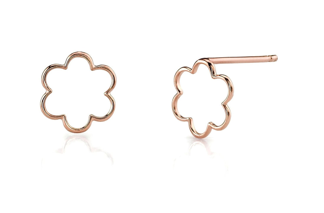 Open Flower Studs - Ele Keats Jewelry