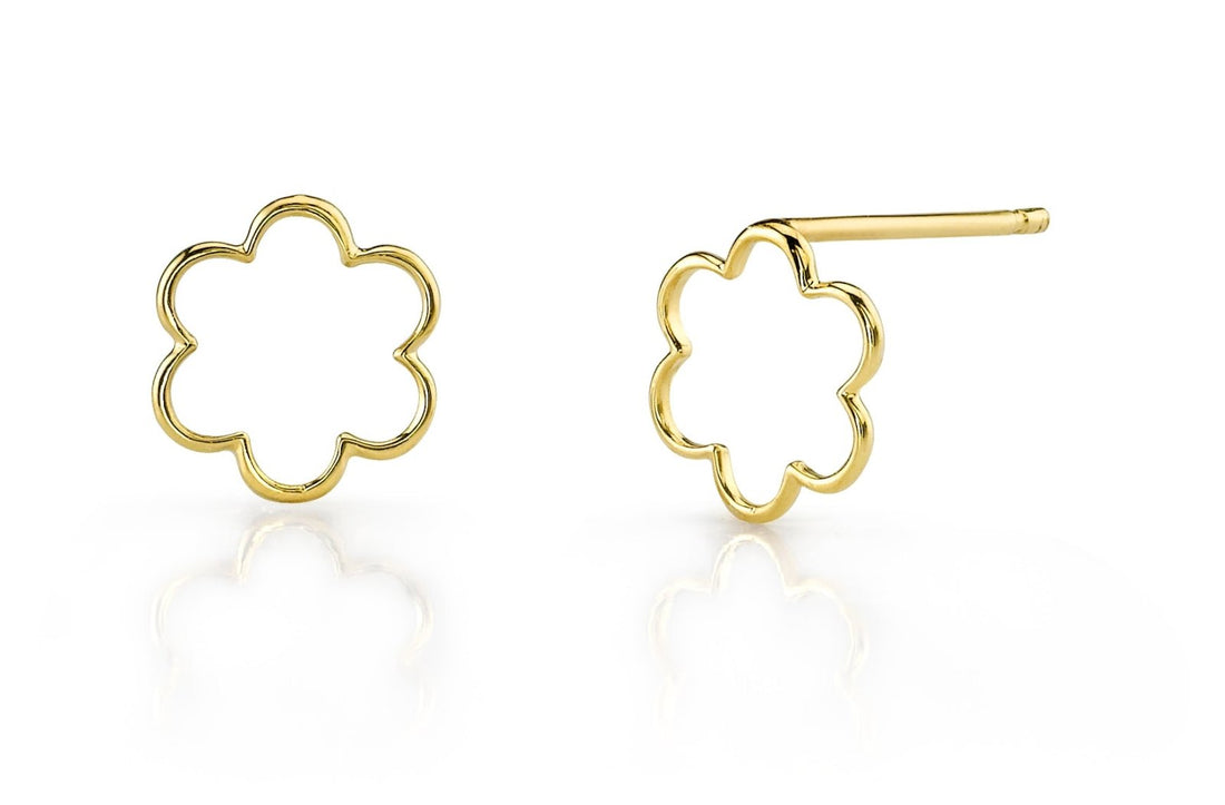 Open Flower Studs - Ele Keats Jewelry