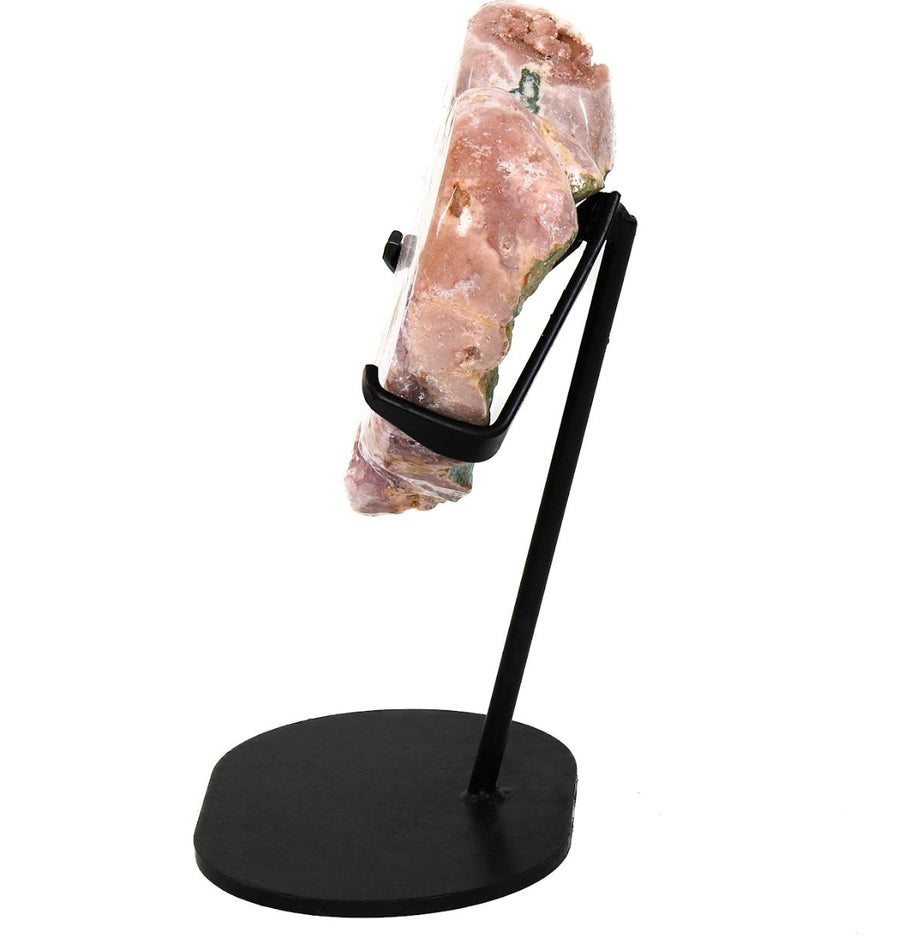 Pink Amethyst Heart With Stand - Ele Keats Jewelry