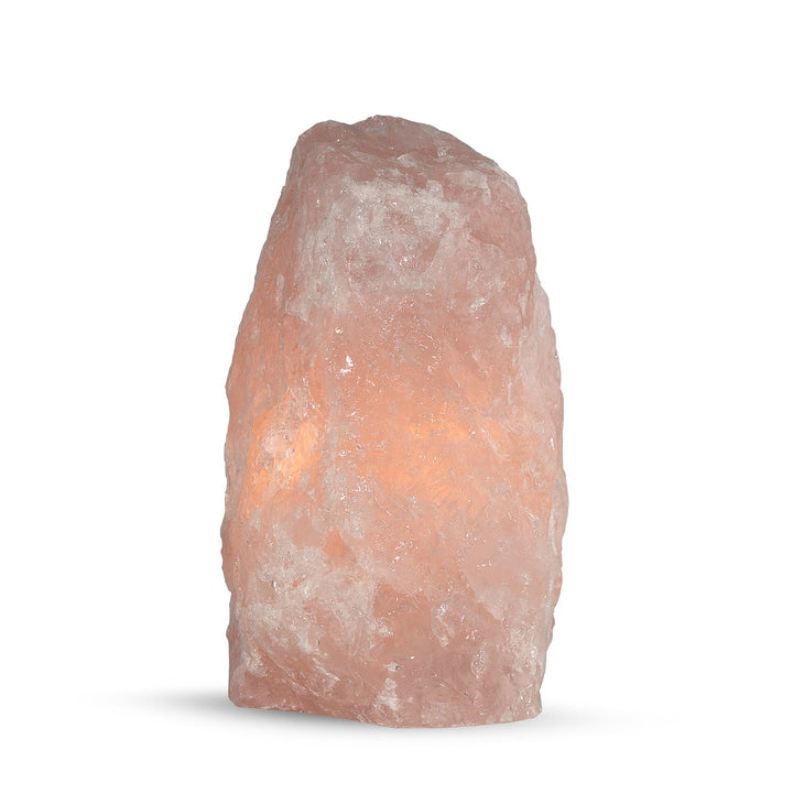 Raw Rose Quartz Lamp - Ele Keats Jewelry