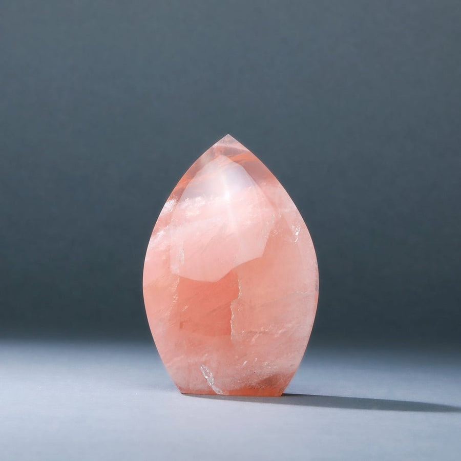 Rose Quartz Flame - Ele Keats Jewelry