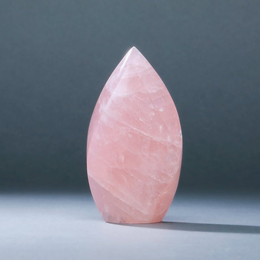 Rose Quartz Flame - Ele Keats Jewelry