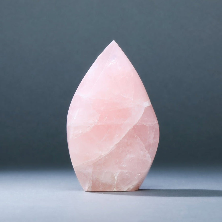 Rose Quartz Flame - Ele Keats Jewelry