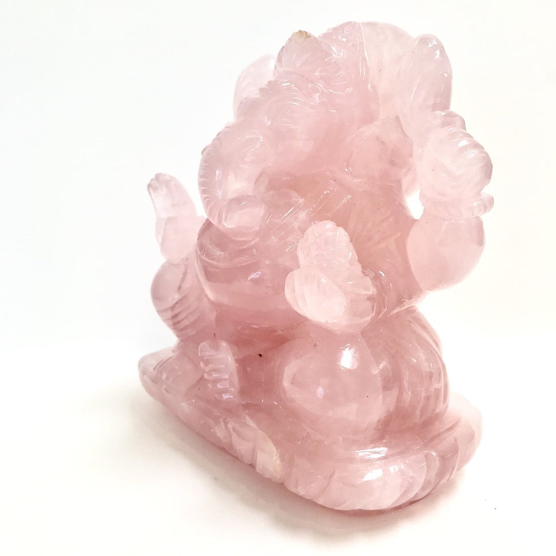 Rose Quartz Ganesh - Ele Keats Jewelry