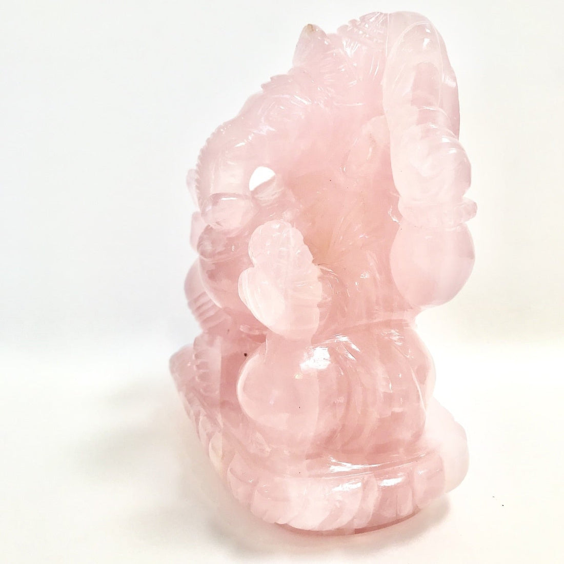 Rose Quartz Ganesh - Ele Keats Jewelry