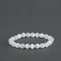 Selenite Bracelet - Ele Keats Jewelry