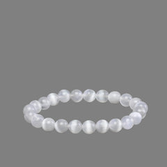 Selenite Bracelet - Ele Keats Jewelry
