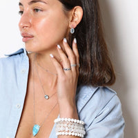Selenite Bracelet - Ele Keats Jewelry