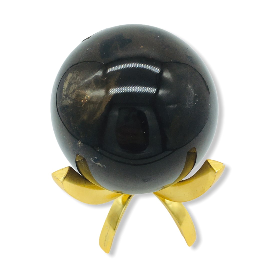 Smokey Quartz Sphere - Ele Keats Jewelry