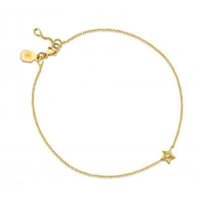 Starlight | Dainty Gold & Diamond Bracelet | Ele Keats Jewelry