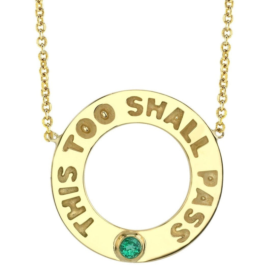This Too Shall Pass Emerald - Ele Keats Jewelry