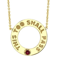 This Too Shall Pass Ruby - Ele Keats Jewelry