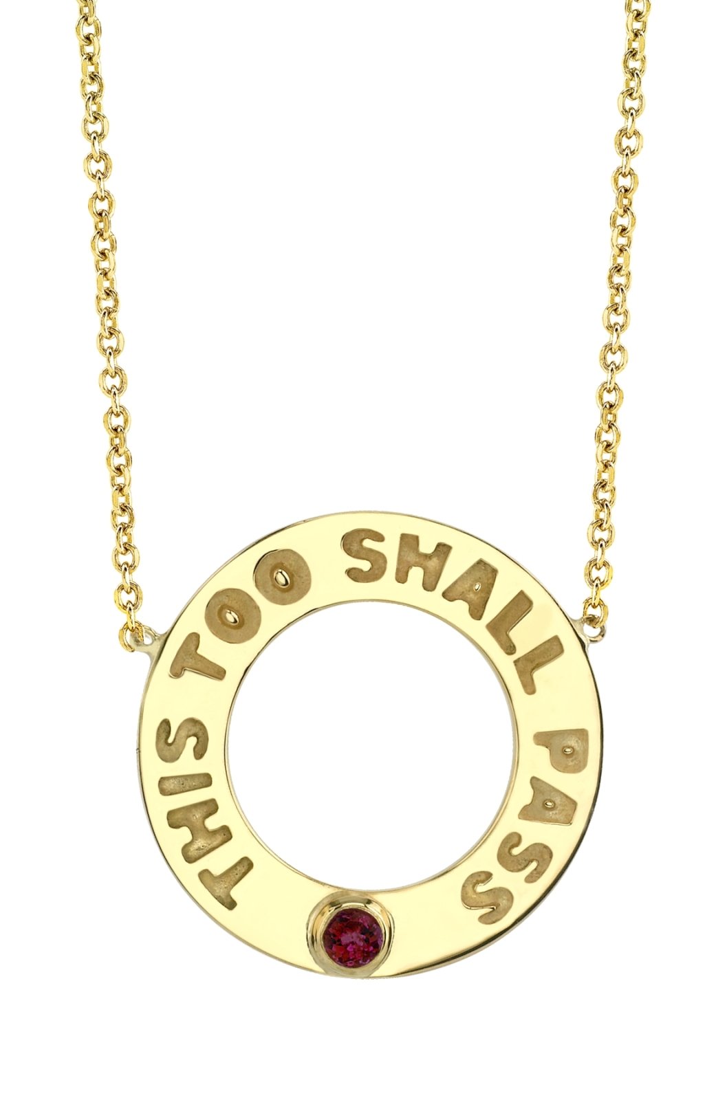 This Too Shall Pass Ruby - Ele Keats Jewelry