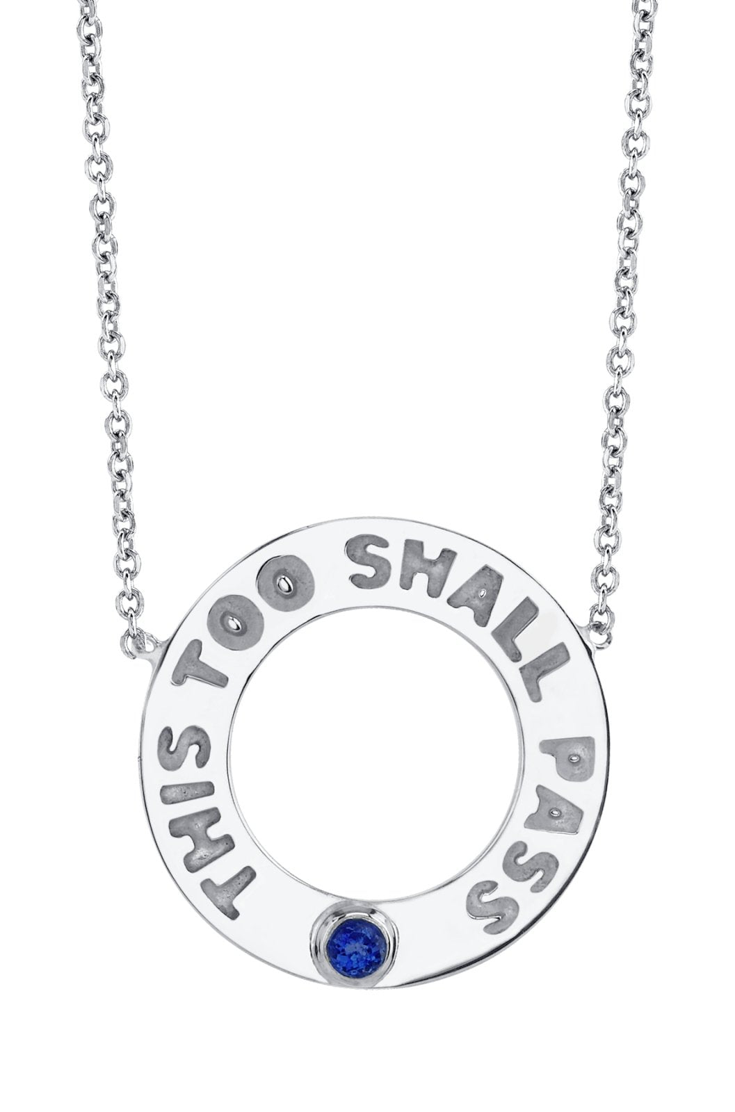This Too Shall Pass Sapphire - Ele Keats Jewelry